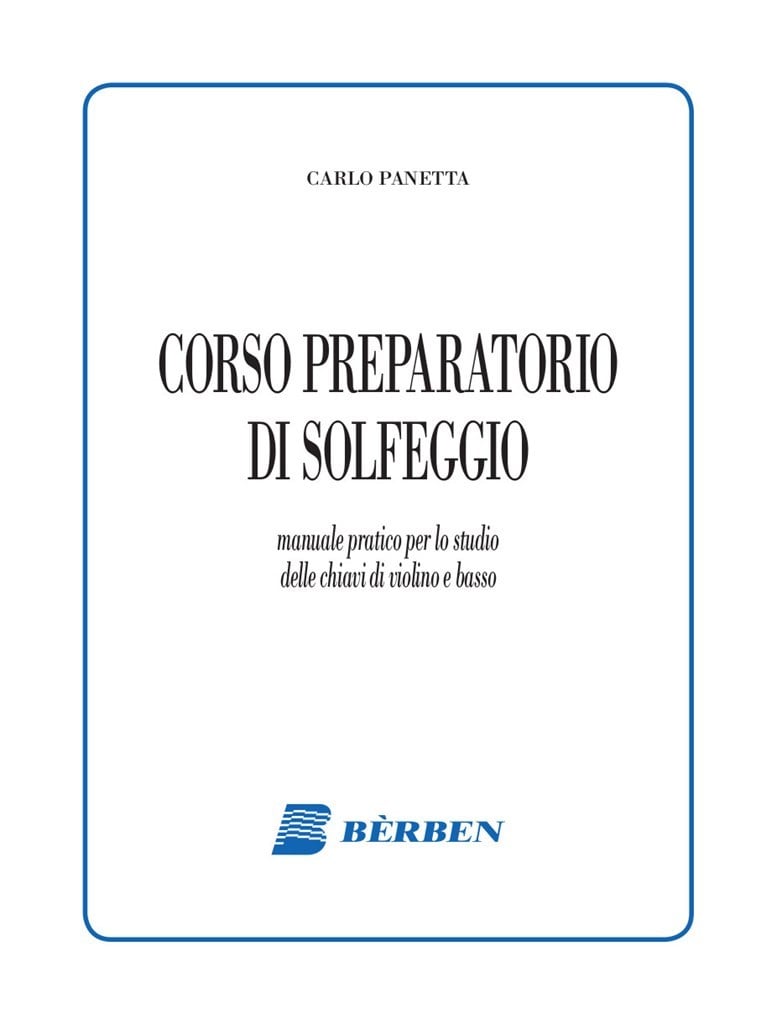 Solfeggi Parlati E Cantati Corso Preparatorio
